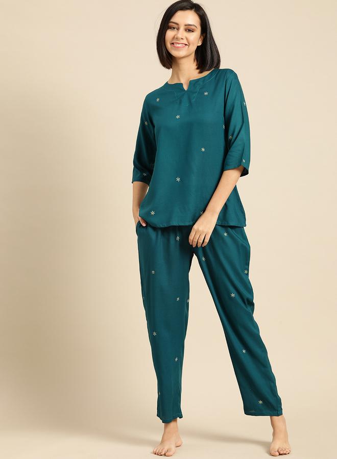 Take Two Women 3/4 Sleeves Top and Pyjama Set - Image 5